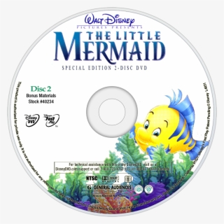 The Little Mermaid Dvd Disc Image - Little Mermaid Dvd Disc