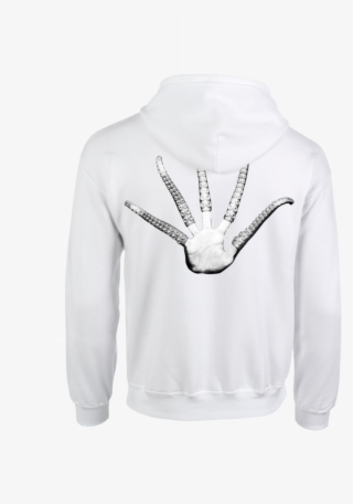 'holy' White Hoodie - Sweatshirt
