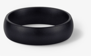 Black Silicone Wedding Ring - Bangle