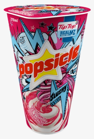 Tip Top Popsicle Slushy - Raspberry And Lemonade Ice Block