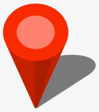 Simple Location Map Pin Icon3 Red Free Vector Data - Location Icon Red Png