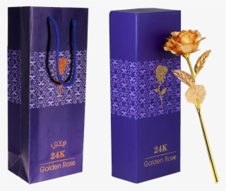 24k Gold Rose Bag