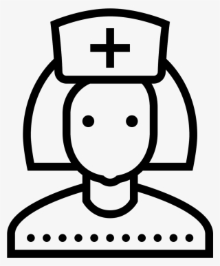 This Is An Image Of The Front Of A Nurse's Face - Thinking Male Icon
