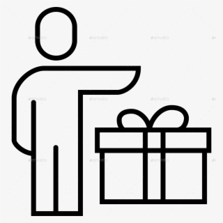 25 Gift Line Icons - Vector Graphics