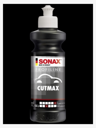 removes scratches and nibs on repaired paint surfaces - sonax cutmax cutting compound 1000 ml.
