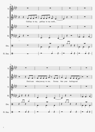 Gold Sheet Music Composed By Kiiara 2 Of 17 Pages - Sheet Music
