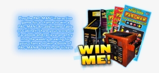prizes - pac-man's arcade party home upright arcade game