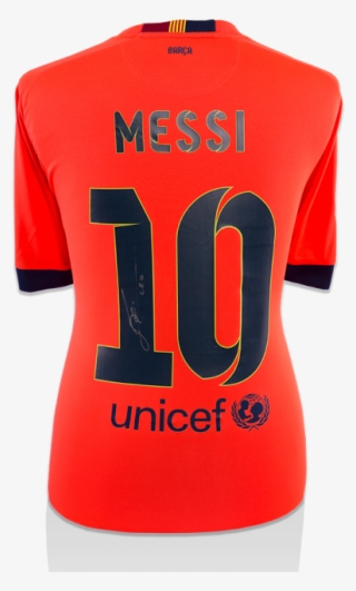 Lionel Messi Official Back Signed Barcelona 2014-15 - Lionel Messi