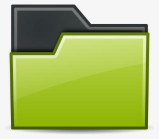 Green Folder Png Svg Freeuse Library - Icon Folder Cyan