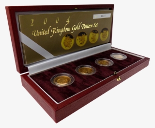 Pre-owned 2004 Uk Proof Gold Pattern 4 Coin Set - Money