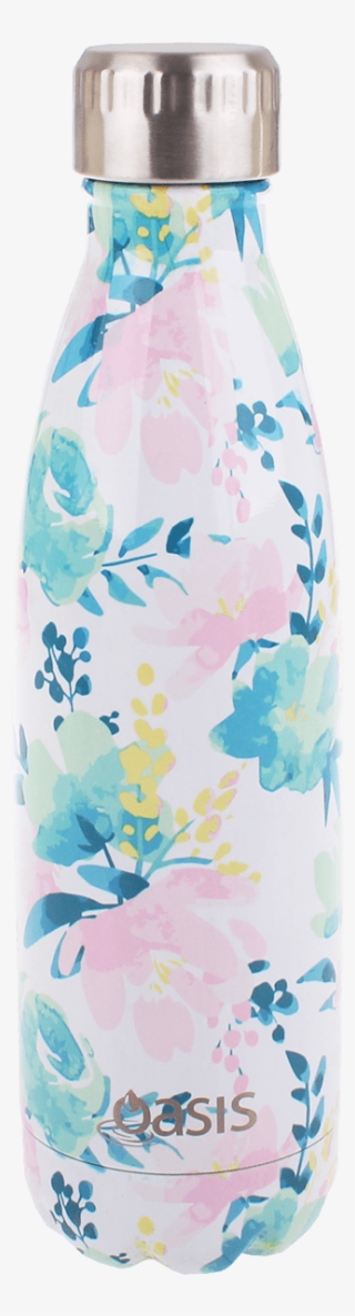 Oasis S/s Insulated Drink Bottle 500ml Floral Lust - Water Bottle