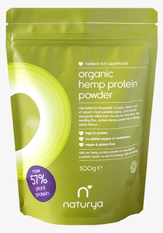 Naturya Organic Hemp Protein Powder 300g - Naturya Organic Hemp Protein Powder