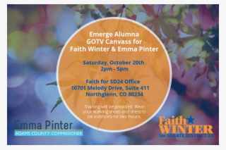 Emerge Alumna Canvass For Faith Winter And Emma Pinter - Snow Leia Feind Des Peace Imperiums