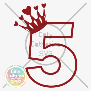 Clipart Transparent Library Birthday Svg Five