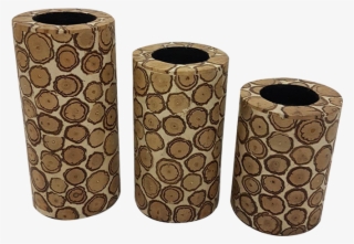 Tealight Wood Cylinder L - Cylinder