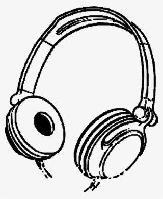 Music Cartoon Headphones Headphone Ears - Desenho De Fone De Ouvido