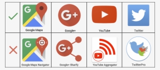 App Titles And Icons That Are So Similar To Those Of - Google Maps