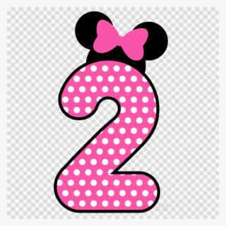 2 Minnie Png Clipart Minnie Mouse Mickey Mouse Clip - Numero 2 Minnie Png