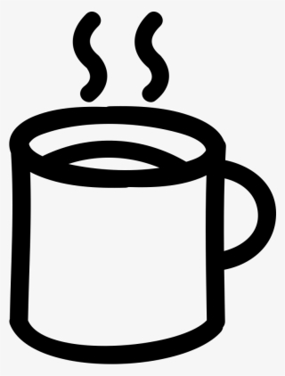 Coffee Hot Mug Hand Drawn Outline Comments - Caneca De Café Desenho