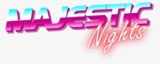 Clip Art Majestic Nights Is The 80s Action-adventure - Miami Vice Png Logo