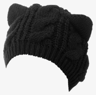 Neko Cat Carears Ears Beanie Black Clothes Hat