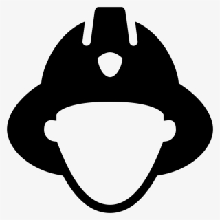 This Is An Image Of A Firefighter - Fire Man Icon