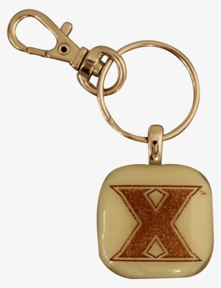 Xavier University Glass Key Chain - Xavier University