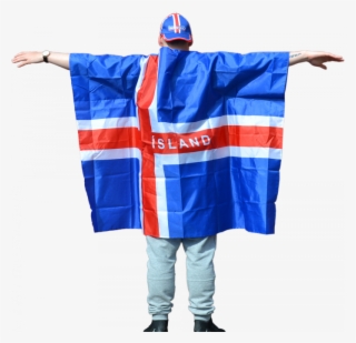 Skikkja Með Íslenska Fánanum Cloak / Icelandic Flag - Flag