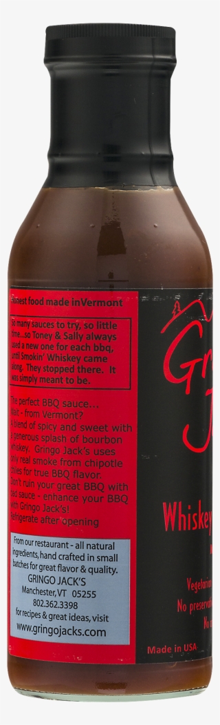 Gringo Jack's Bbq Sauce - Gringo Jack's Whiskey Bbq Sauce, Medium - 12 Fl Oz