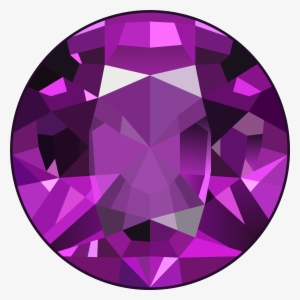 Gems Clipart Purple Diamond - Red Gemstone Clipart