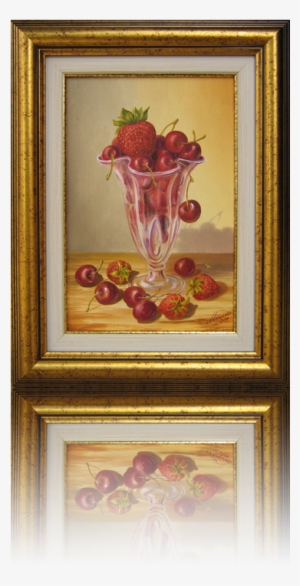 Still Life With Cherries And Strawberries - Still Life With Cherries