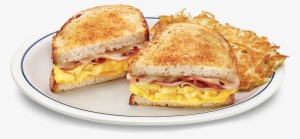 Grab A Sandwich Full Of Fluffy Scrambled Eggs Layered - Ihop Breakfast Sandwich