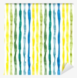 Watercolor Stripped Background - Art