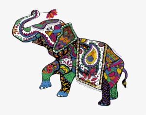 Colorful Elephant Png Clipart Indian Elephant Elephants - Thailand Elephant Clip Art