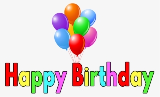 happy birthday text colorful png image - happy birthday png