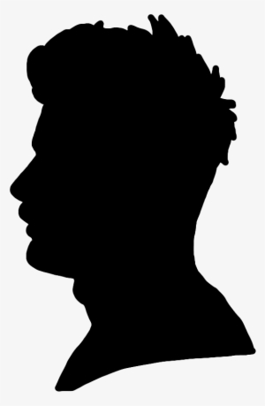 Boy Profile Silhouette At Free For Personal Use Png - Man Beard Profile Silhouette