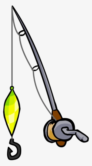 Flashing Lure Fishing Rod - Easy Fishing Pole Drawing
