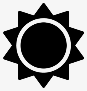 Sun Vector Png Sun Black Shape ⋆ Free Vectors, Logos, - Sun Logo Black
