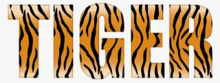 This Free Icons Png Design Of Tiger Typography - Tiger Png