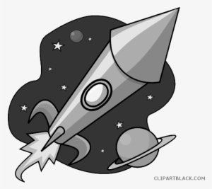 Rocket Ship Clipartblack Com Free Black White - Rocket Clip Art