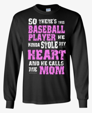 So There's This Baseball Player He Kinda Stole My Heart - Momy Shark Doo Doo Doo Shirt