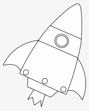 Black And White Rocket Blasting Off Clip Art - Chalk Astronaut Clipart Black And White
