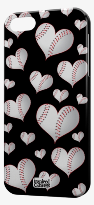 Baseball Heart Design For Iphone 5 & 5s Case - Inspiredcases Baseball Heart Pattern Case - Galaxy