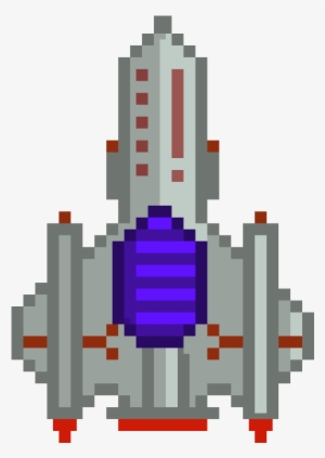 Rocketship For Scratch - Pixel Art