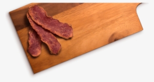 Bacon Slices On Wood Cutting Board - Cutting Board