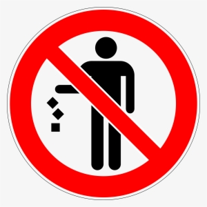 Multiple People Clipart - Don T Litter Poster