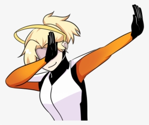 “everyone needs a dabbing mercy ” tfw the enemy tracer - cartoon