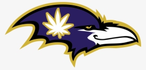 Baltimore Ravens Smoking Weed Logo Iron On Transfers - Sports Logos Ravens