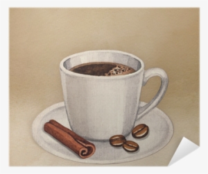Watercolor Illustration Of Coffee Cup Poster • Pixers® - Coffee
