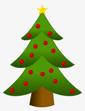 Christmas Tree Clipart 25, - Simple Christmas Tree Clipart Transparent PNG - 1901x2473 - Free Download on NicePNG
